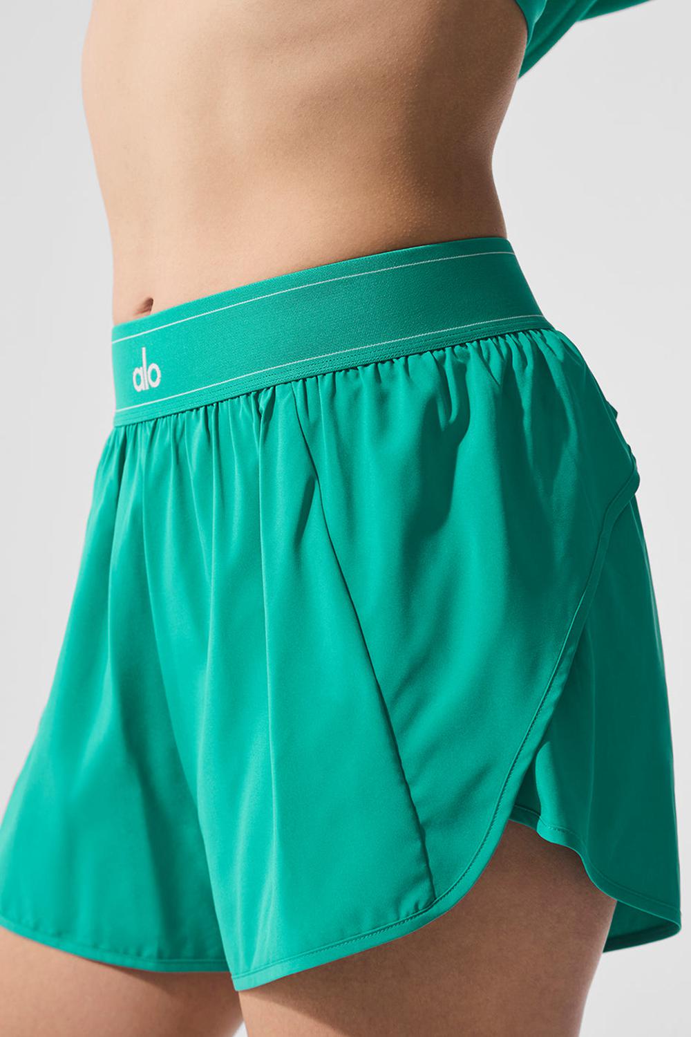 Short Alo Yoga Match Point Mujer Verdes | Mexico  FRO-213869