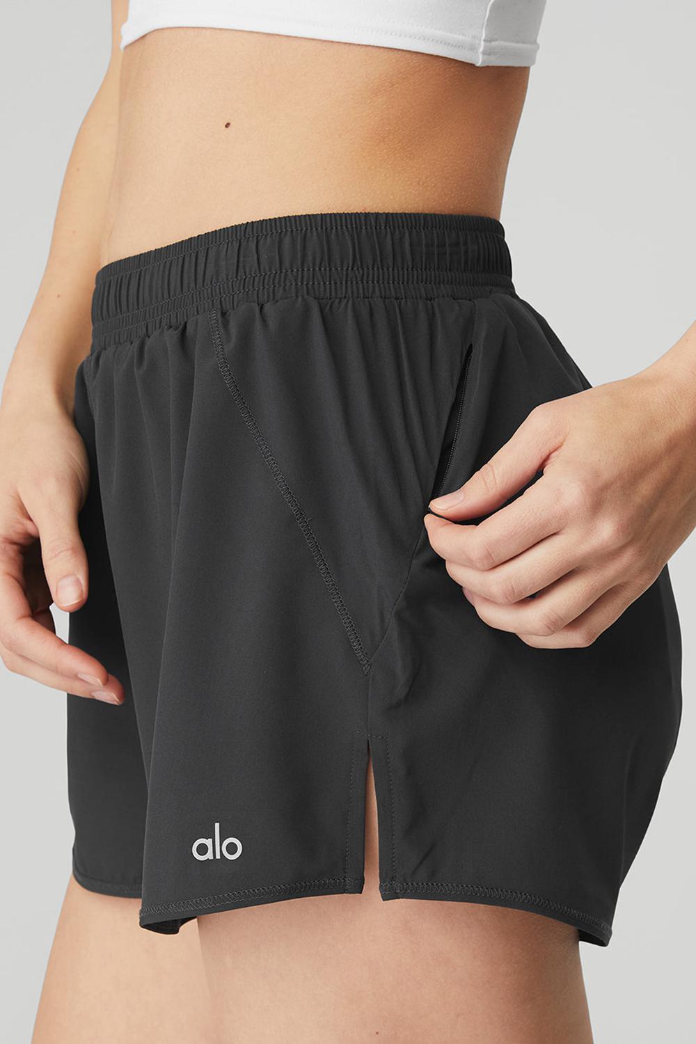 Short Alo Yoga Stride Mujer Anthracite | Mexico  GAF-256730
