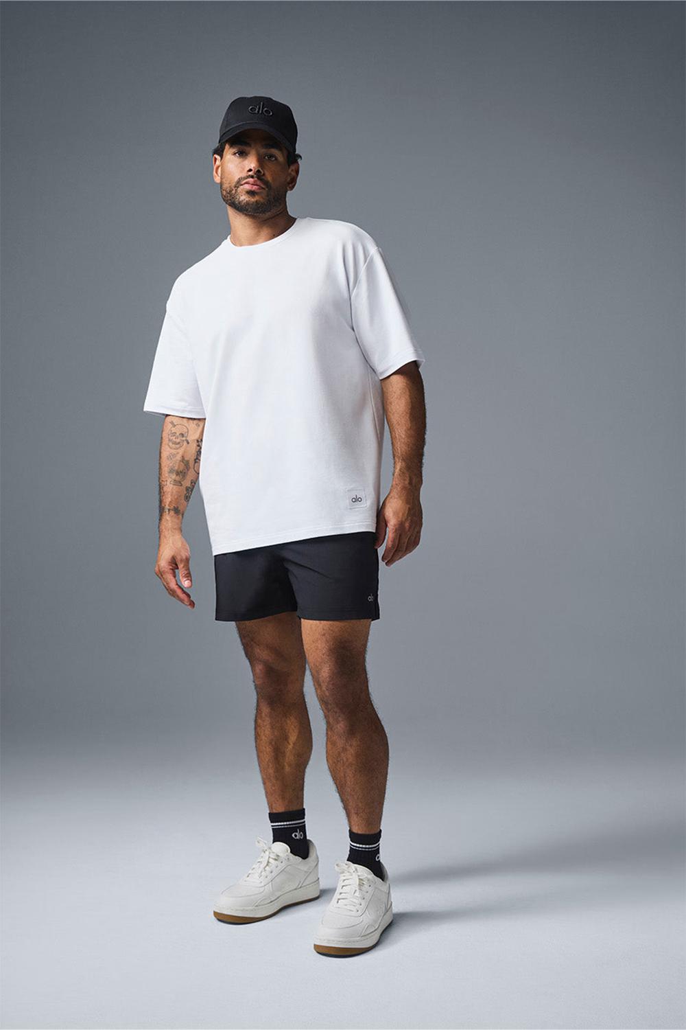 Short Sleeve Alo Yoga Double Take Hombre Blancos | Mexico  FWC-362904