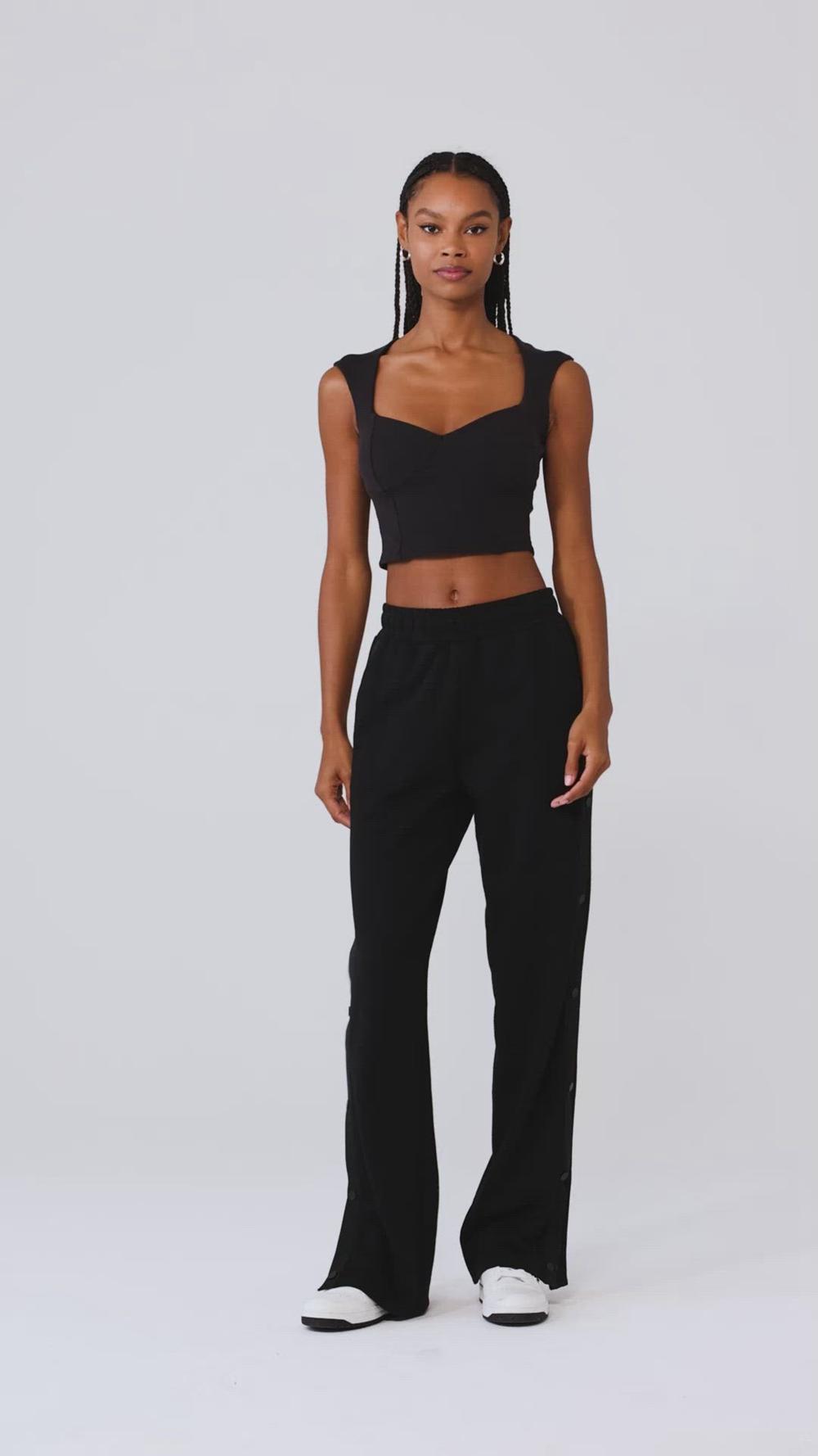 Short Sleeve Alo Yoga Ribbed Sweetheart Mujer Blancos | Mexico  VGA-745302