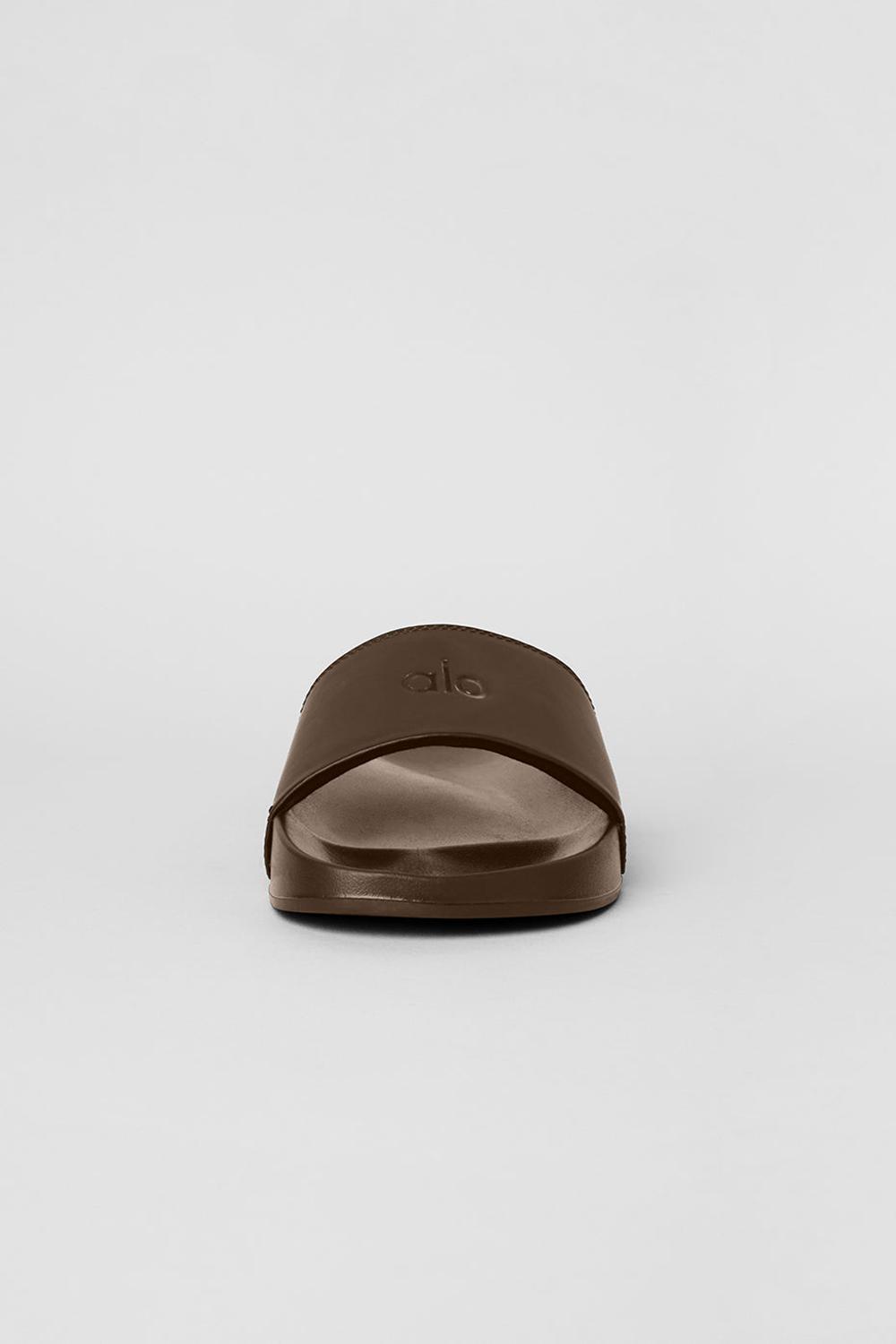 Slide Alo Yoga Unisex It Slide Hombre Espresso | Mexico  PQF-168450