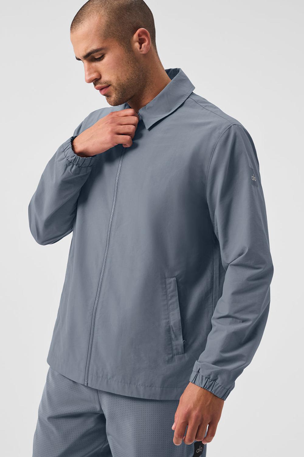 Sobrecamisa Alo Yoga Torrent Hombre Grises | Mexico  WSE-495123