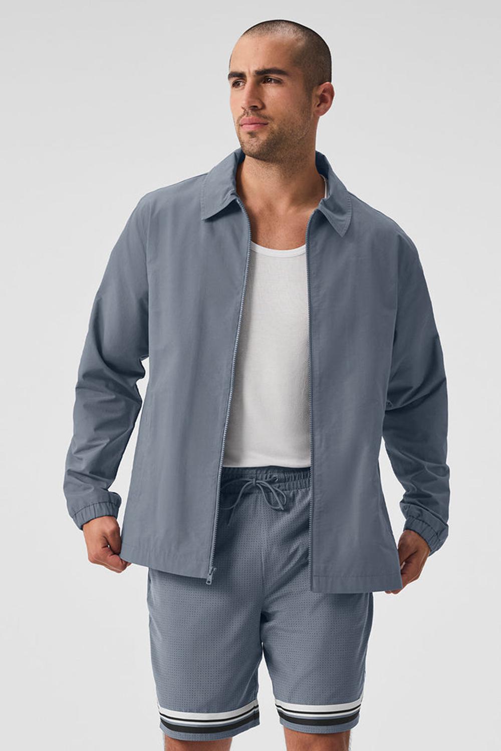 Sobrecamisa Alo Yoga Torrent Hombre Grises | Mexico  WSE-495123