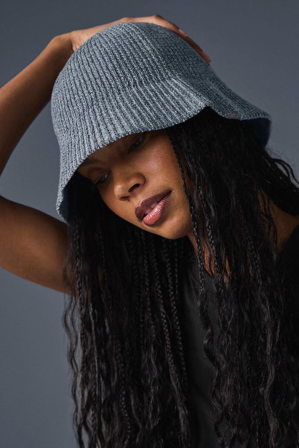 Sombreros Alo Yoga Denim Knit Cloche Mujer Grises | Mexico  VMZ-613784