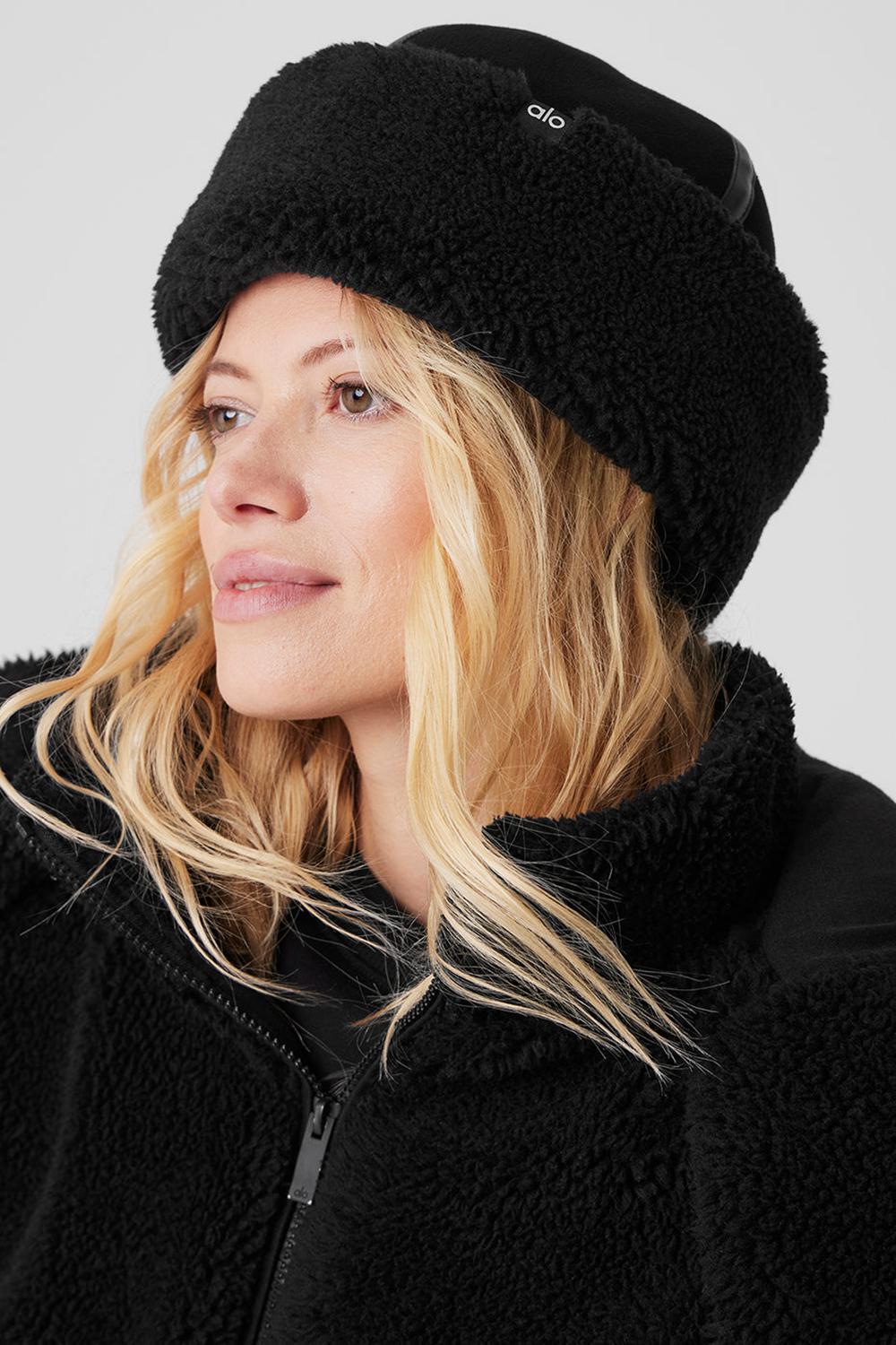 Sombreros Alo Yoga Winterfun Zhivago Hombre Negros | Mexico  POT-035864