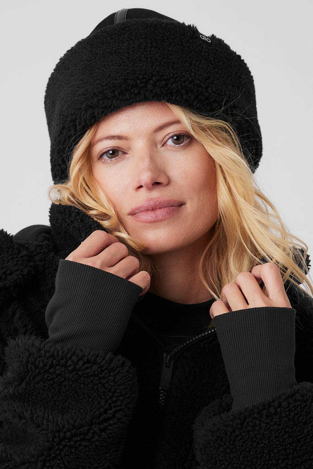 Sombreros Alo Yoga Winterfun Zhivago Hombre Negros | Mexico  POT-035864