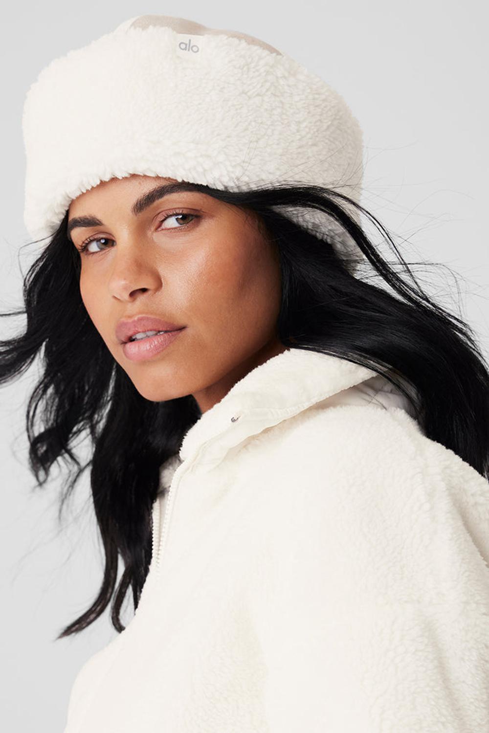 Sombreros Alo Yoga Winterfun Zhivago Mujer Oat / Ivory | Mexico  KDH-960815