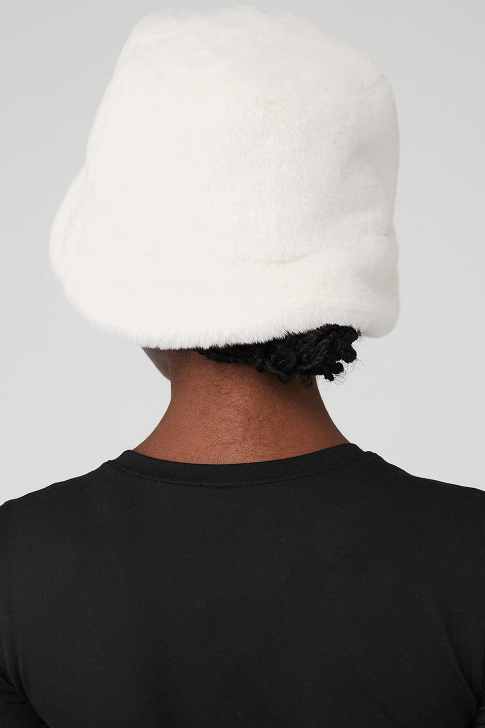 Sombreros De Pescador Alo Yoga Faux Fur Mujer Ivory | Mexico  UCL-594806