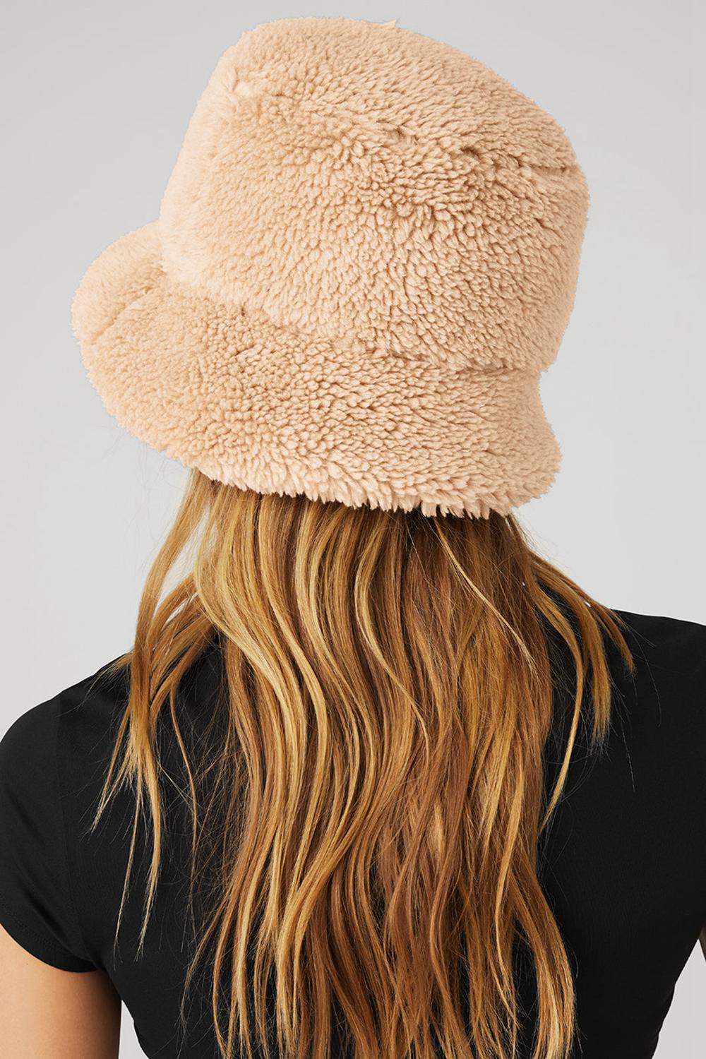 Sombreros De Pescador Alo Yoga Foxy Sherpa Mujer Camel | Mexico  NLV-284639