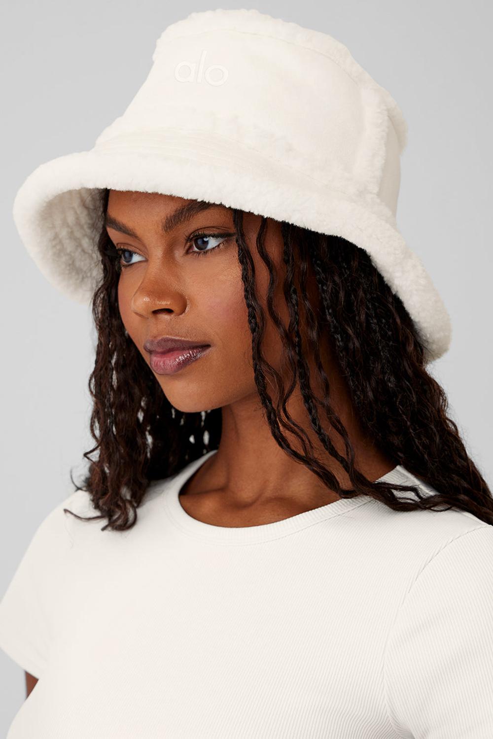Sombreros De Pescador Alo Yoga Winterfun Mujer Ivory | Mexico  XYO-207564