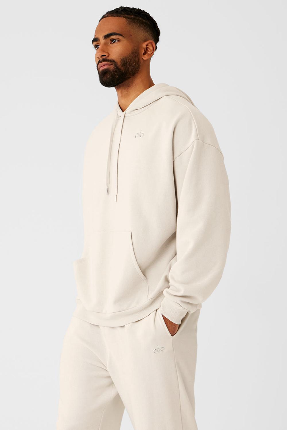 Sudadera con Capucha Alo Yoga Accolade Hombre Bone | Mexico  ZHM-240351