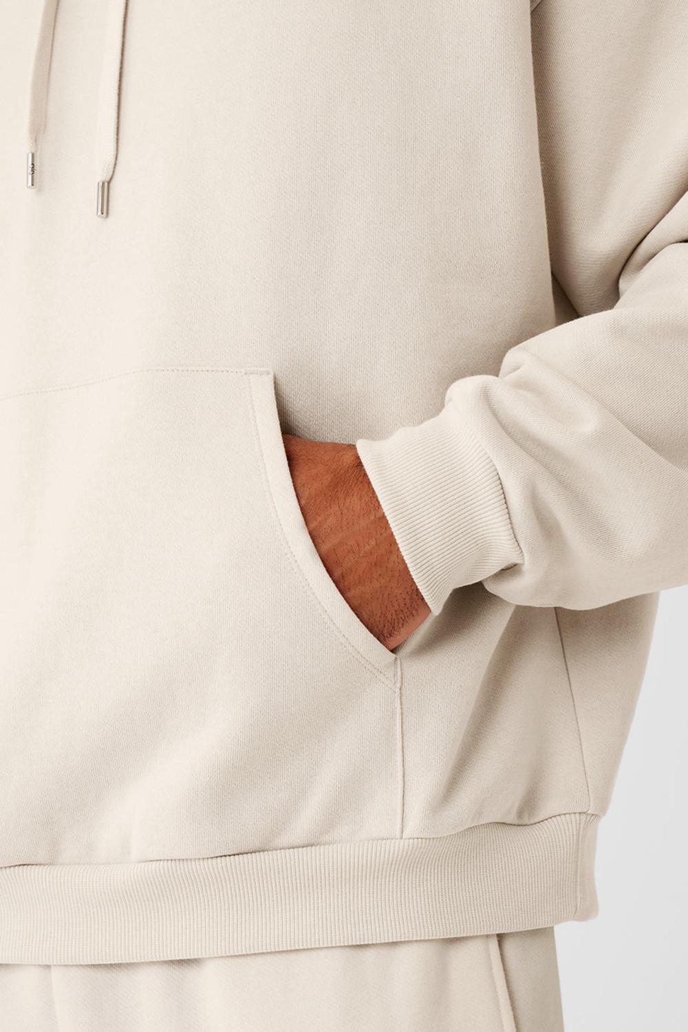 Sudadera con Capucha Alo Yoga Accolade Hombre Bone | Mexico  ZHM-240351