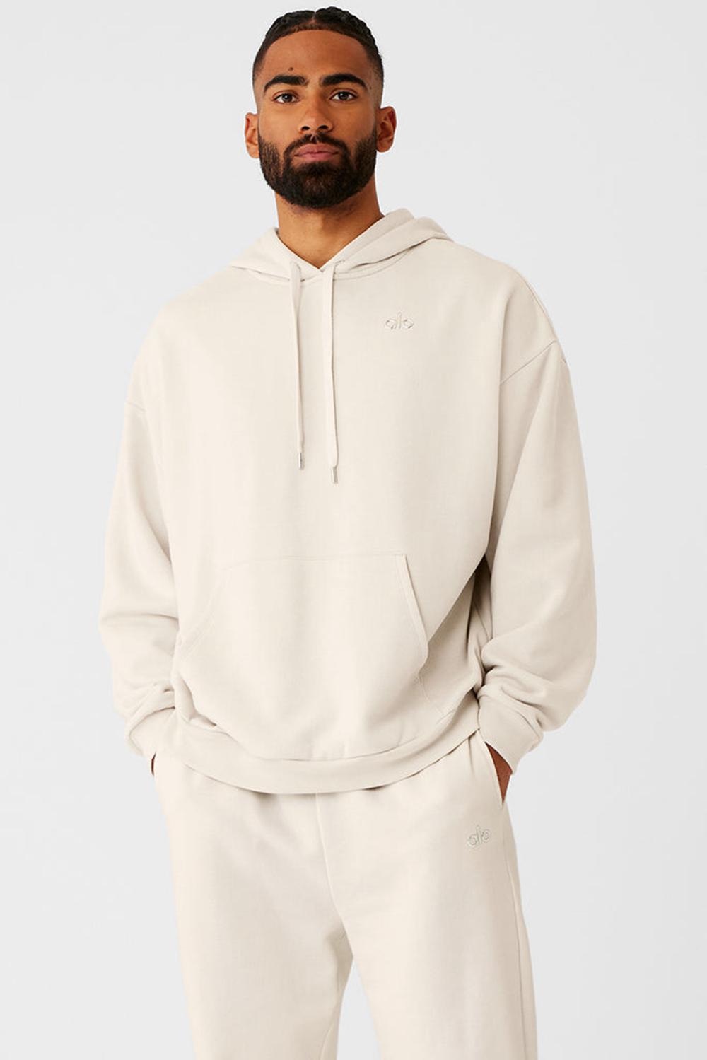 Sudadera con Capucha Alo Yoga Accolade Hombre Bone | Mexico  ZHM-240351