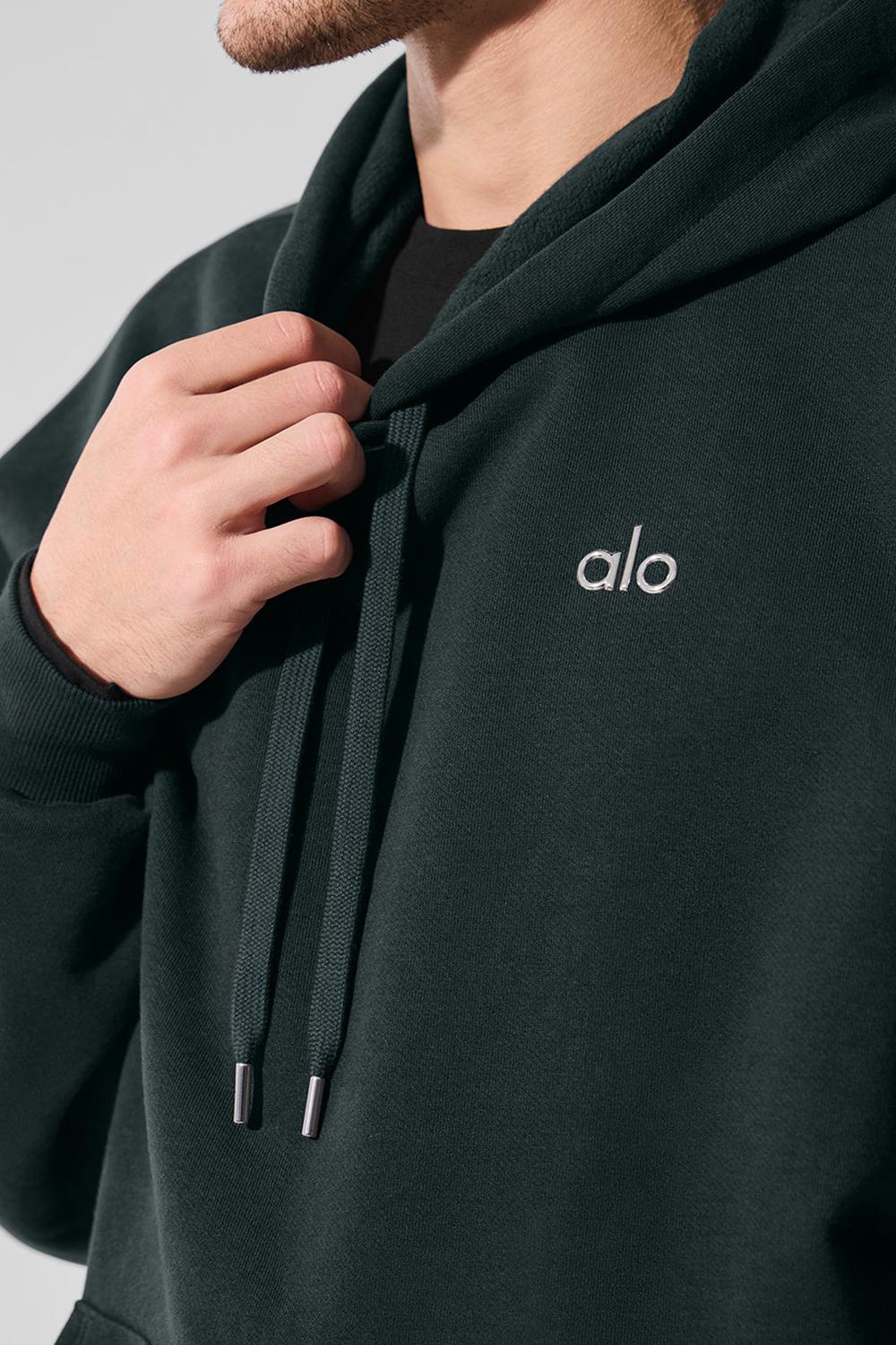 Sudadera con Capucha Alo Yoga Accolade Hombre Verdes | Mexico  KTD-964138