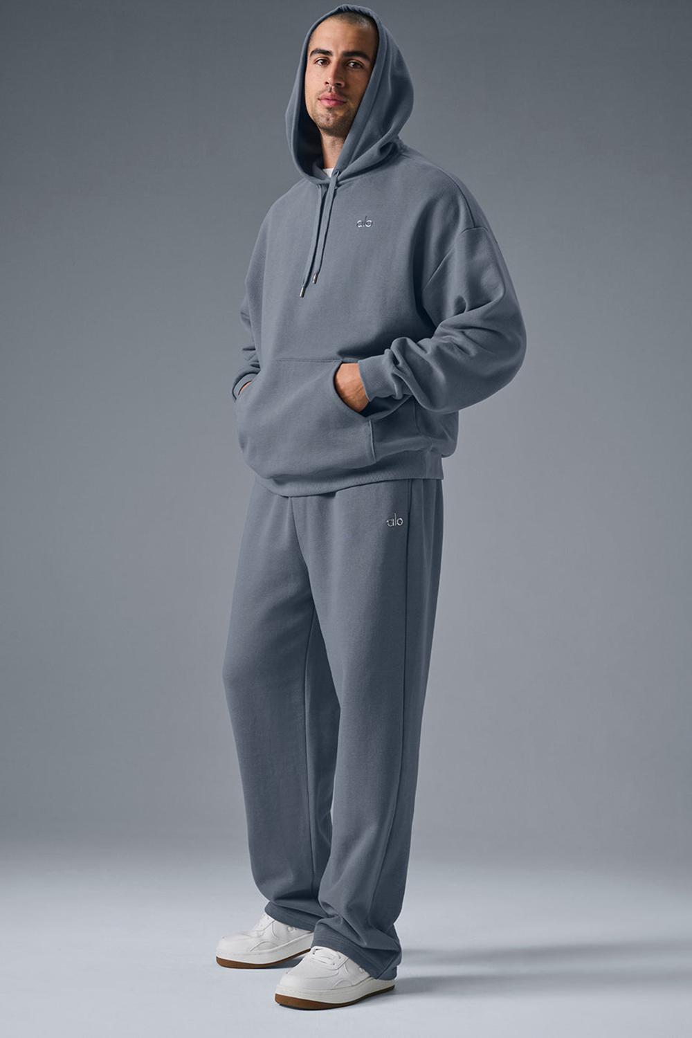 Sudadera con Capucha Alo Yoga Accolade Hombre Grises | Mexico  SZL-351729