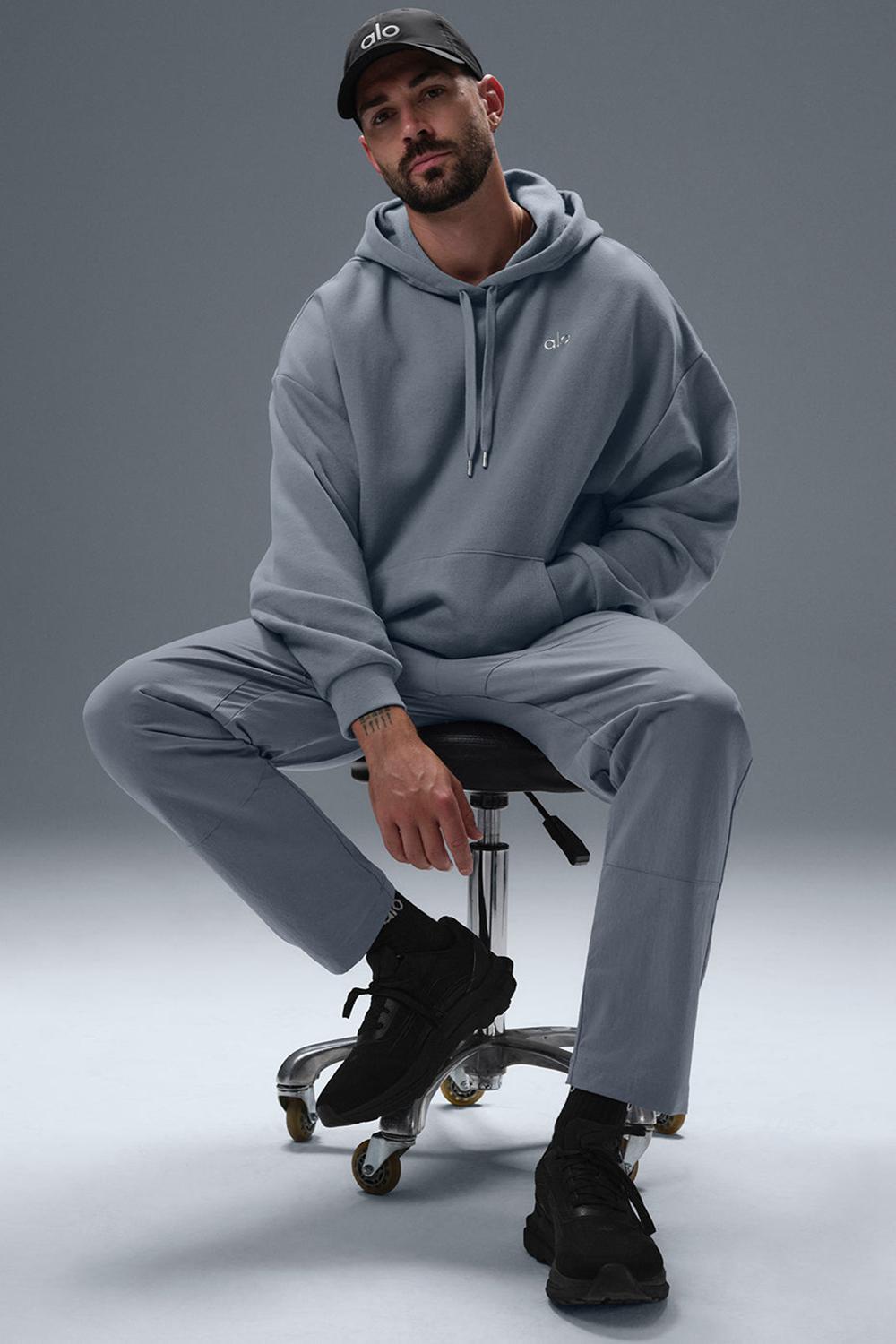 Sudadera con Capucha Alo Yoga Accolade Hombre Grises | Mexico  SZL-351729