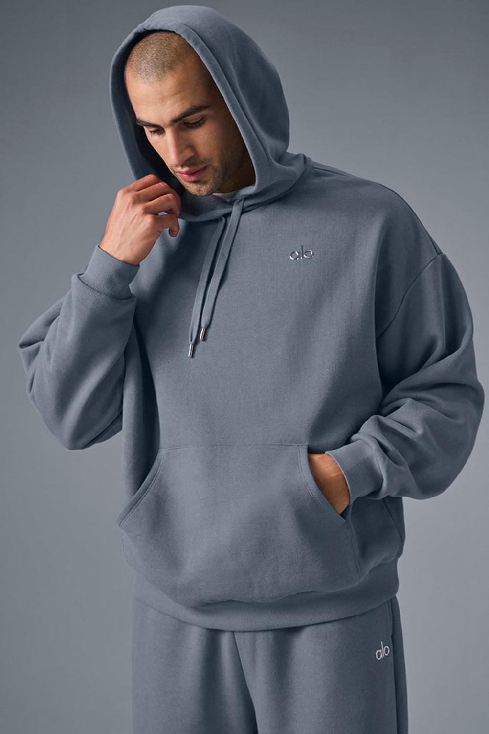 Sudadera con Capucha Alo Yoga Accolade Hombre Grises | Mexico  SZL-351729