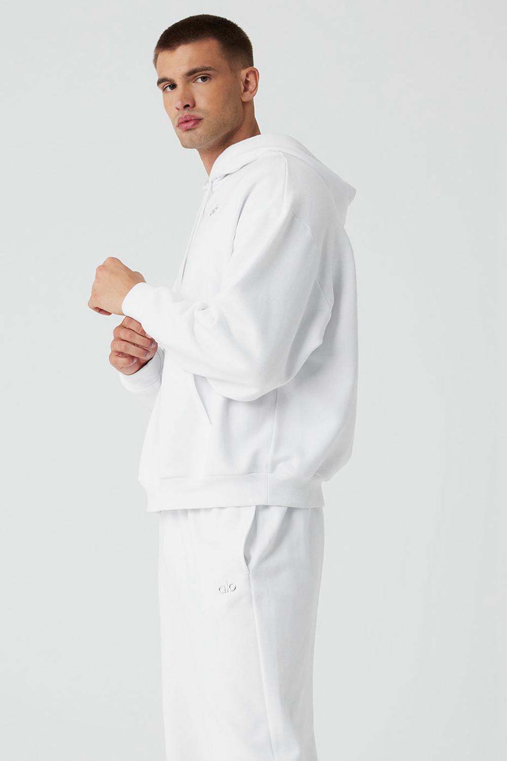 Sudadera con Capucha Alo Yoga Accolade Hombre Blancos | Mexico  HBT-234086