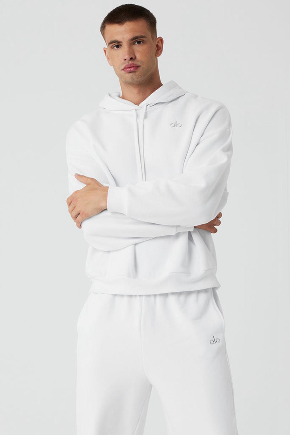 Sudadera con Capucha Alo Yoga Accolade Hombre Blancos | Mexico  HBT-234086