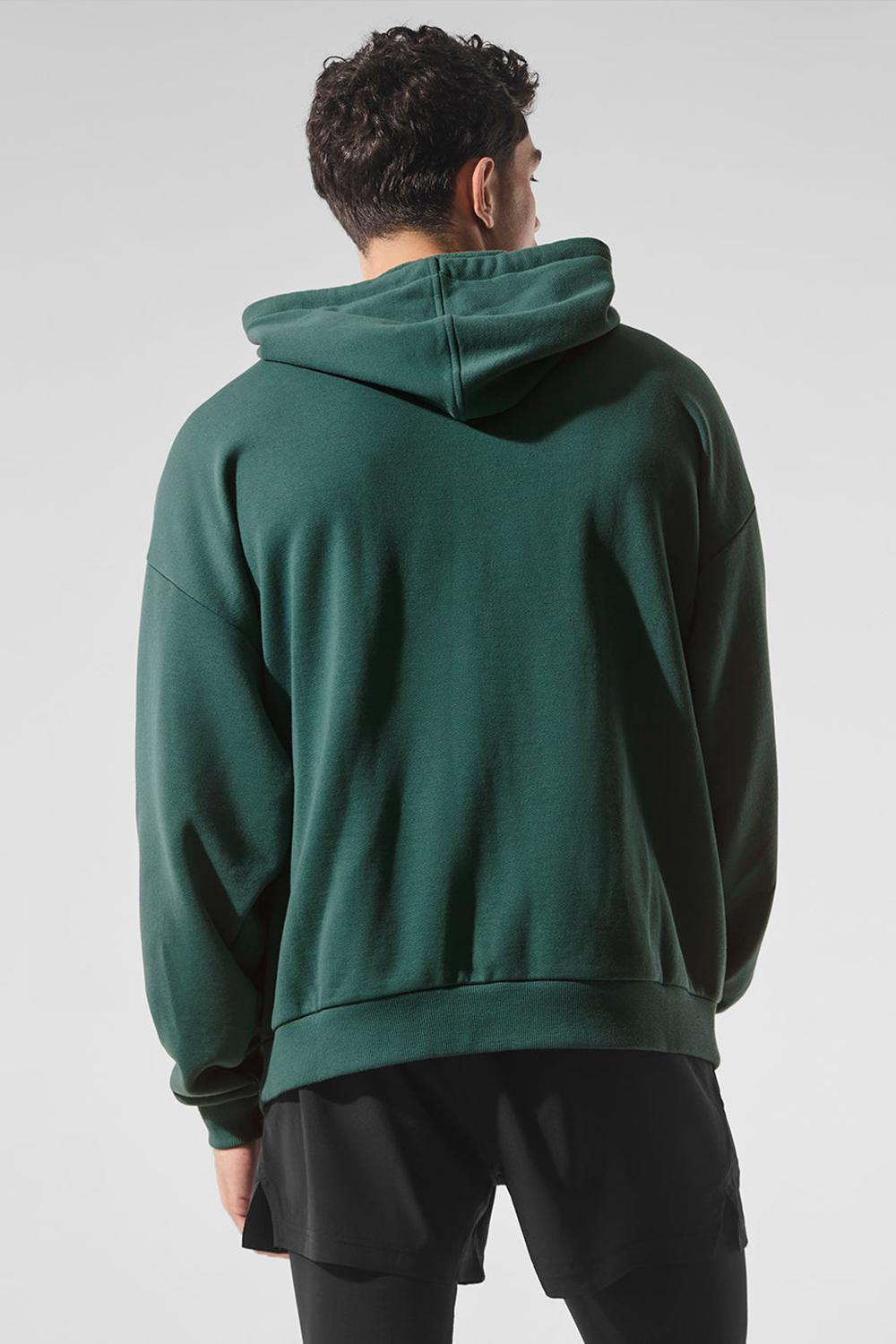 Sudadera con Capucha Alo Yoga Accolade Hombre Winter Ivy | Mexico  OTL-298104