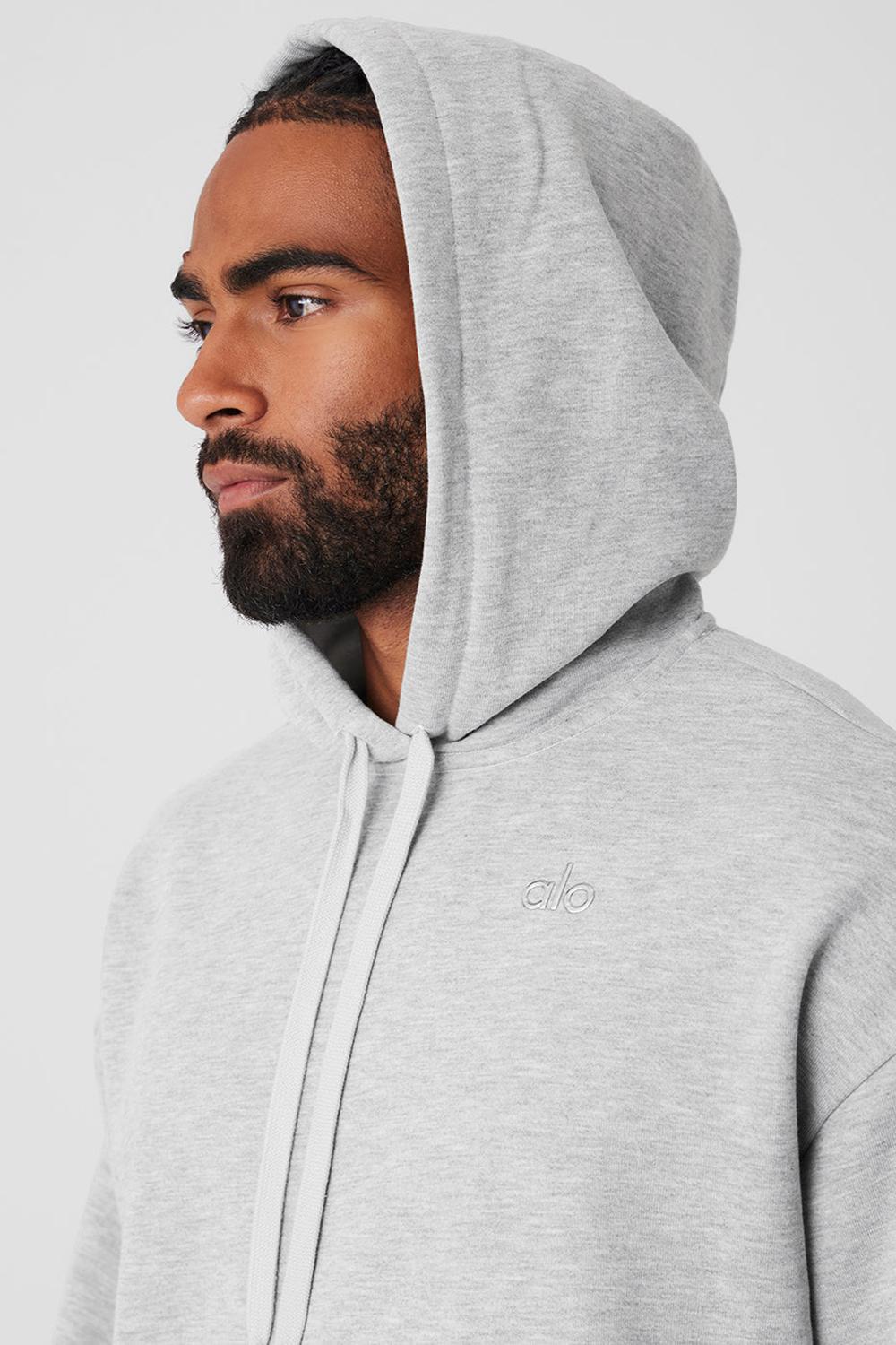Sudadera con Capucha Alo Yoga Accolade Hombre Grises | Mexico  MTR-086945