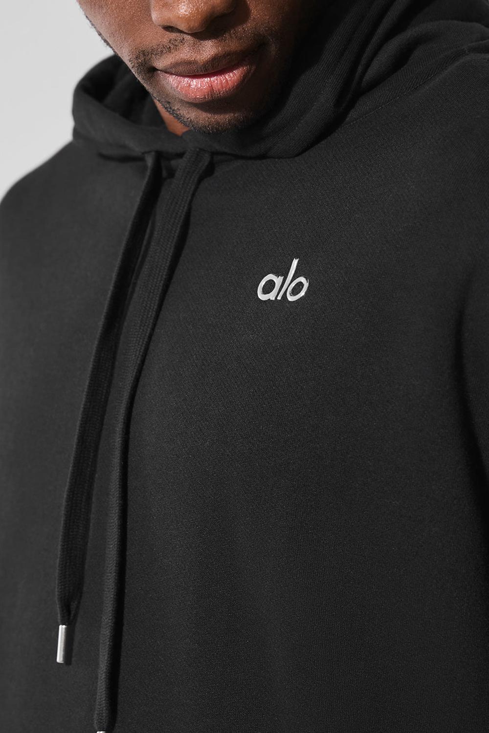 Sudadera con Capucha Alo Yoga Accolade Hombre Negros | Mexico  CGD-062514