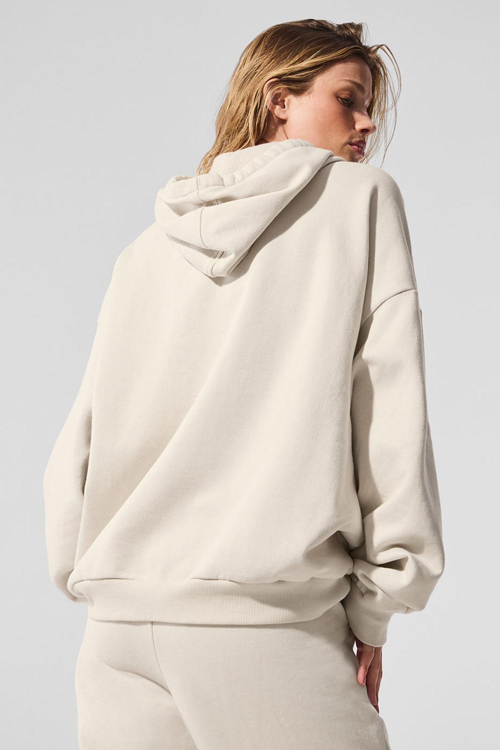 Sudadera con Capucha Alo Yoga Accolade Mujer Bone | Mexico  NYC-941028