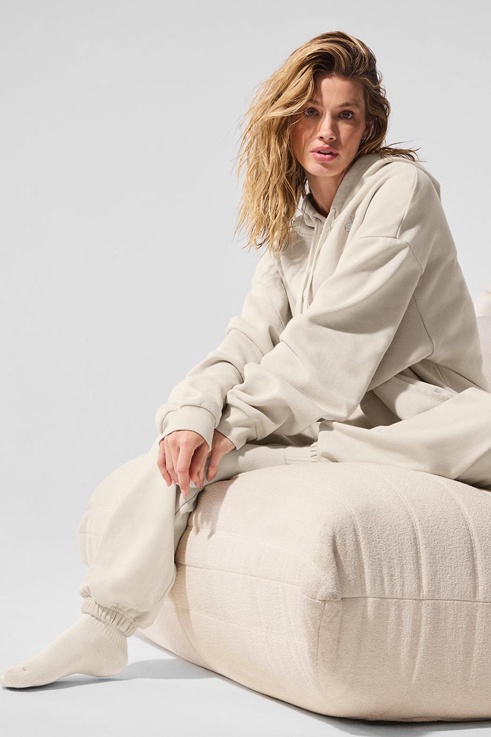 Sudadera con Capucha Alo Yoga Accolade Mujer Bone | Mexico  NYC-941028