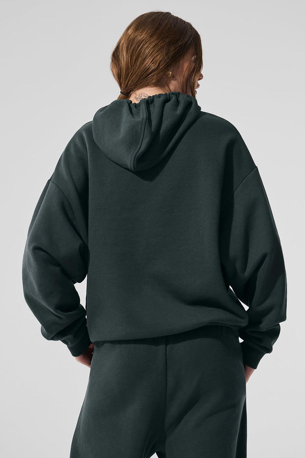 Sudadera con Capucha Alo Yoga Accolade Mujer Verdes | Mexico  LXI-513678