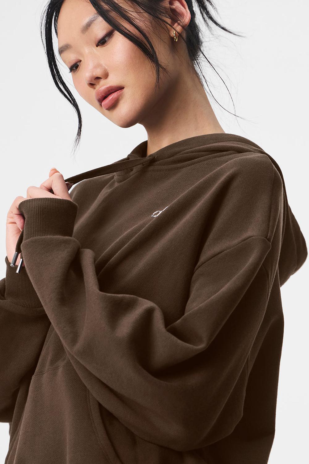 Sudadera con Capucha Alo Yoga Accolade Mujer Espresso | Mexico  LGW-278934