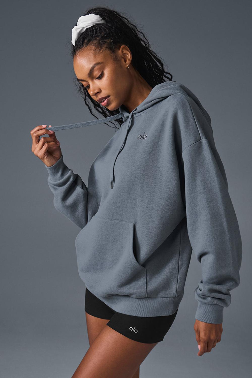 Sudadera con Capucha Alo Yoga Accolade Mujer Grises | Mexico  BNY-819736