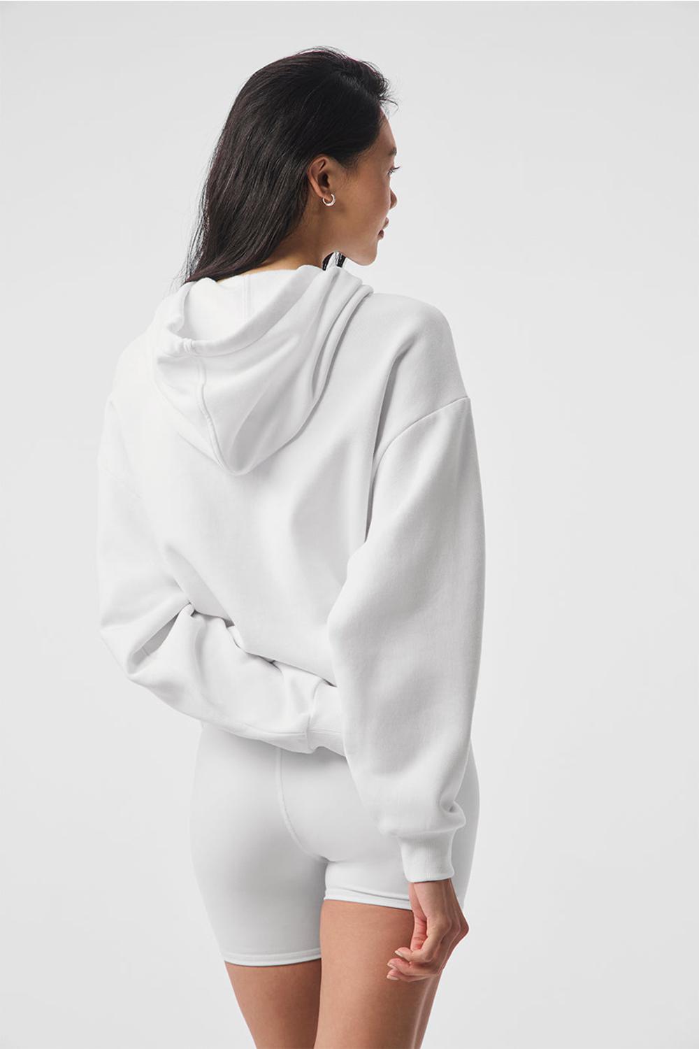 Sudadera con Capucha Alo Yoga Accolade Mujer Blancos | Mexico  VYL-410938