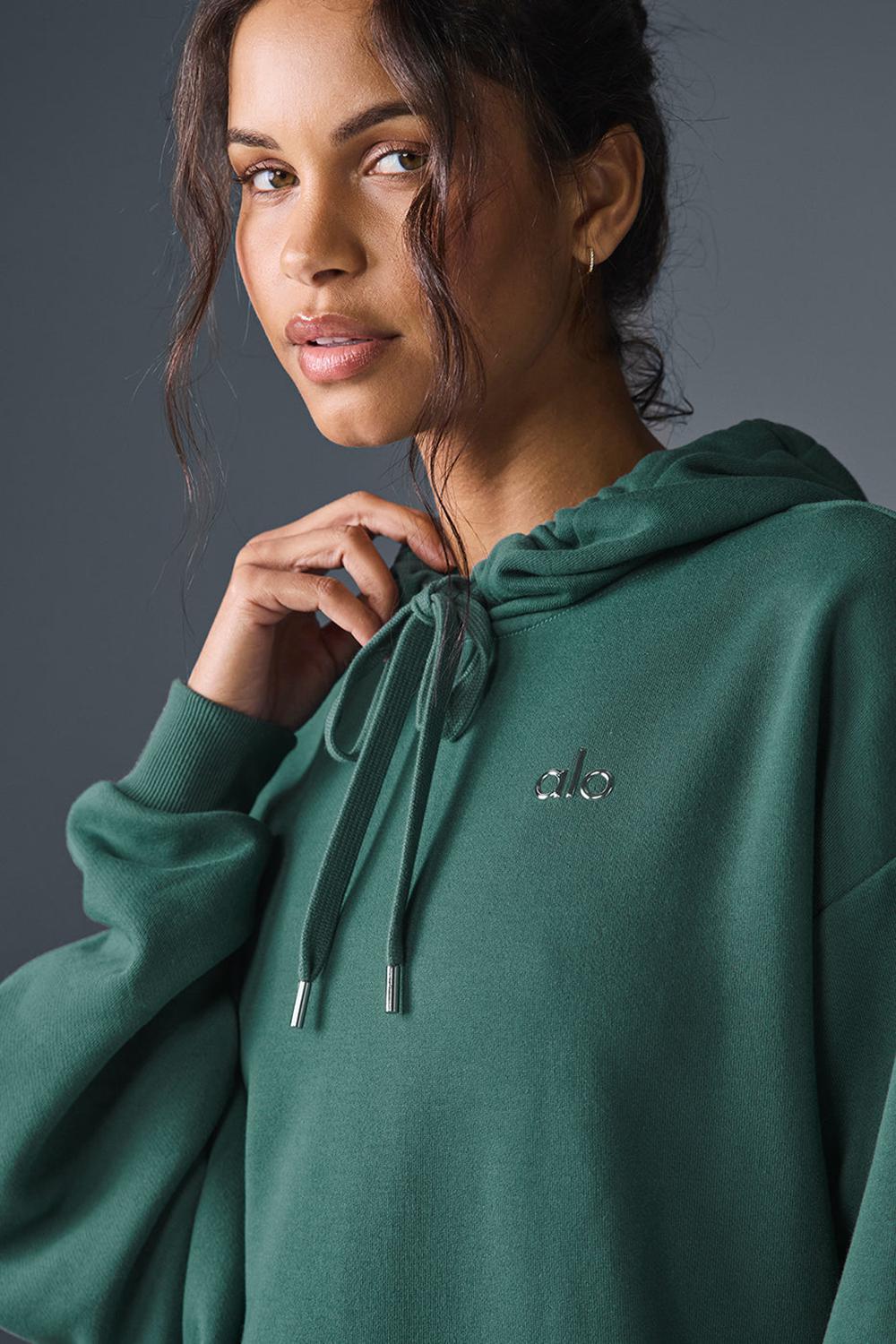 Sudadera con Capucha Alo Yoga Accolade Mujer Winter Ivy | Mexico  NXU-095438