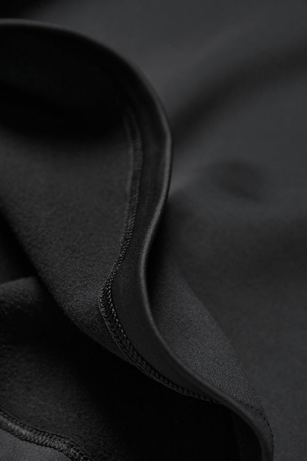 Sudadera con Capucha Alo Yoga Airlift Winter Warm Runner Mujer Negros | Mexico  JVN-268403