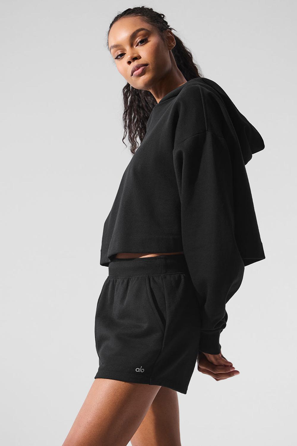 Sudadera con Capucha Alo Yoga Bae Mujer Negros | Mexico  FDA-961748