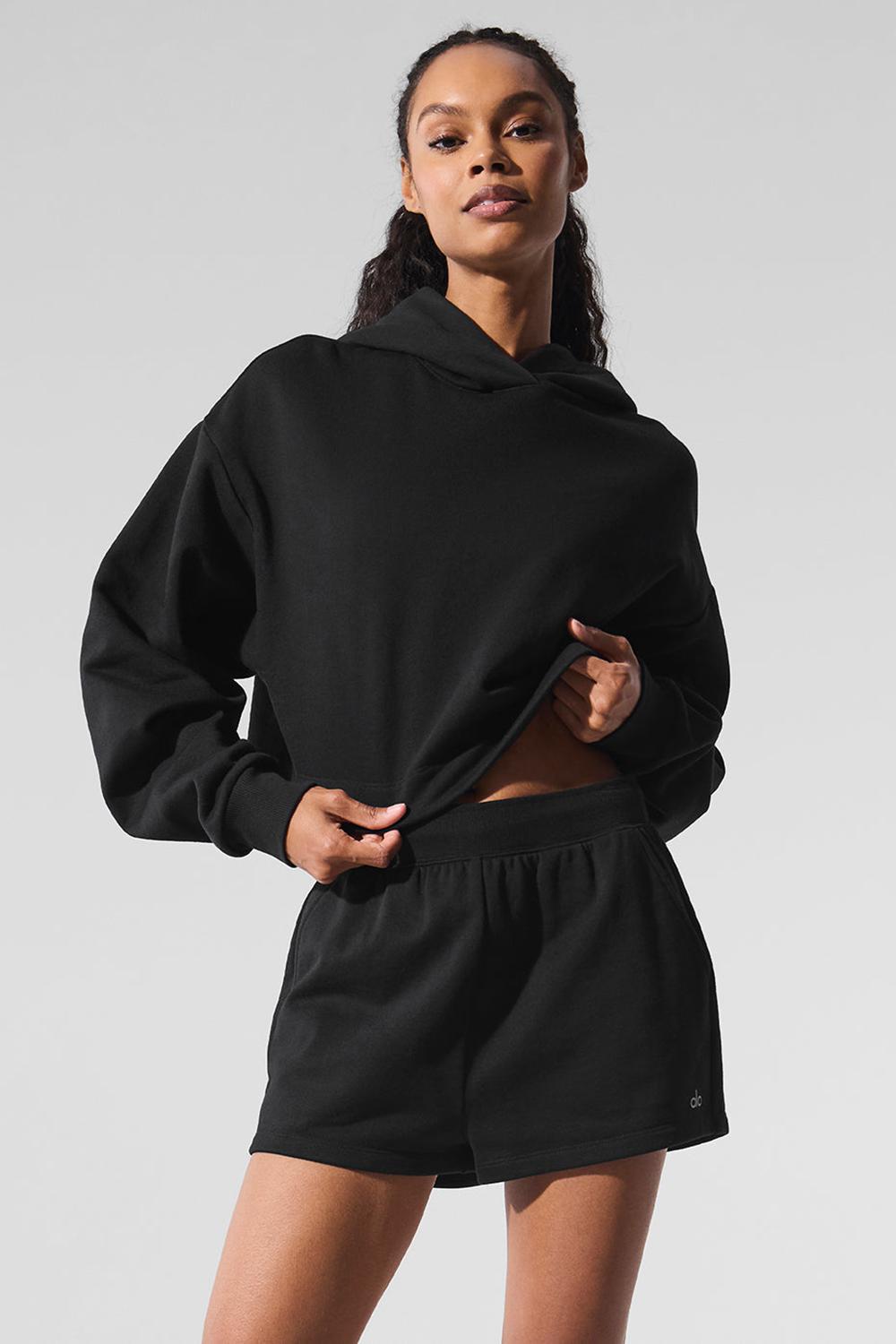 Sudadera con Capucha Alo Yoga Bae Mujer Negros | Mexico  FDA-961748