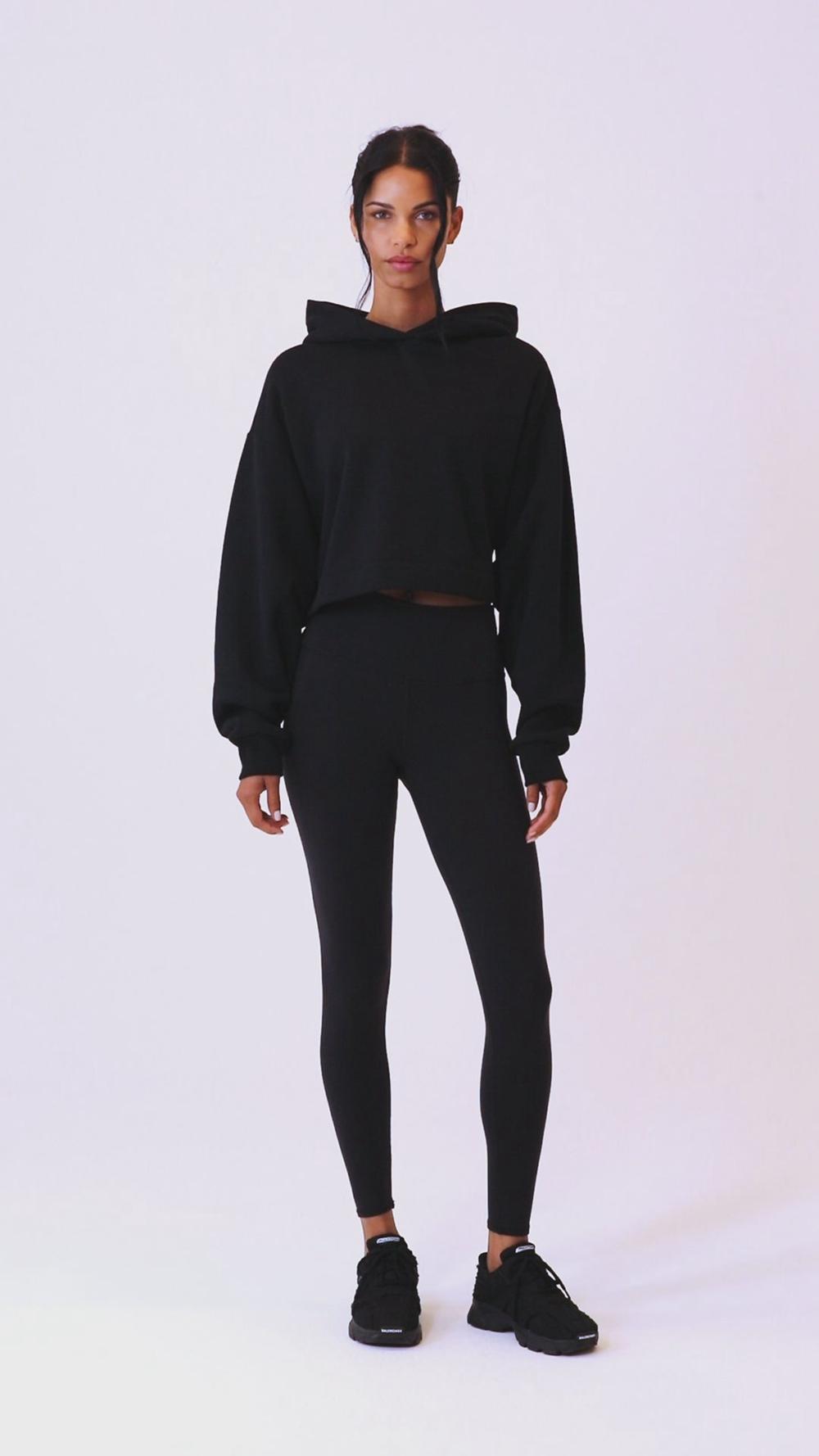 Sudadera con Capucha Alo Yoga Bae Mujer Ivory | Mexico  DJQ-219436