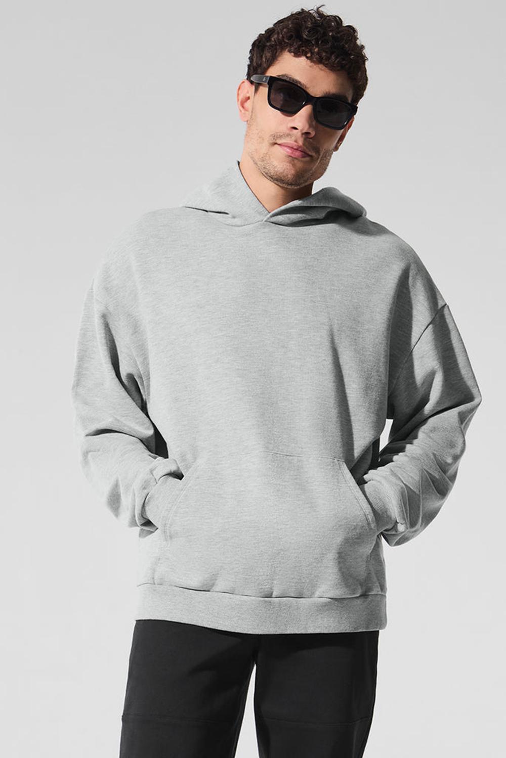 Sudadera con Capucha Alo Yoga Chill Hombre Grises | Mexico  BQK-392748