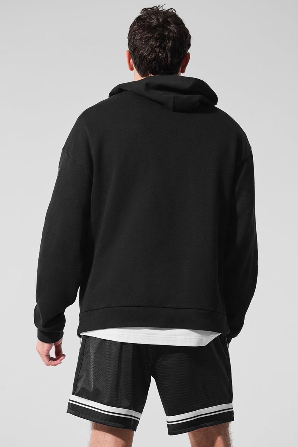 Sudadera con Capucha Alo Yoga Chill Hombre Negros | Mexico  CJV-817543
