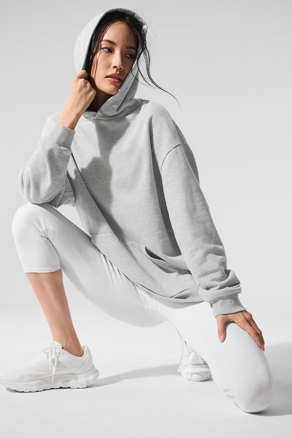 Sudadera con Capucha Alo Yoga Chill Mujer Grises | Mexico  QGN-891036