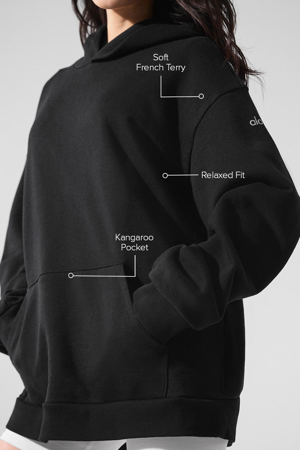 Sudadera con Capucha Alo Yoga Chill Mujer Negros | Mexico  AUN-764380