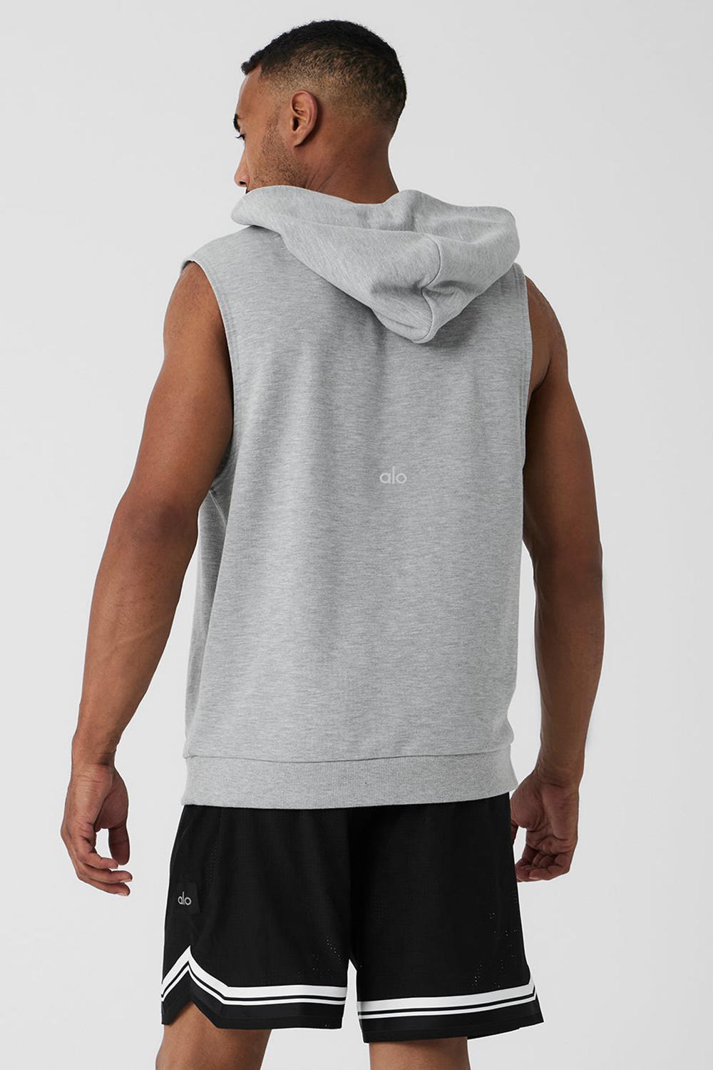 Sudadera con Capucha Alo Yoga Chill Sleeveless Hombre Grises | Mexico  IRD-429503