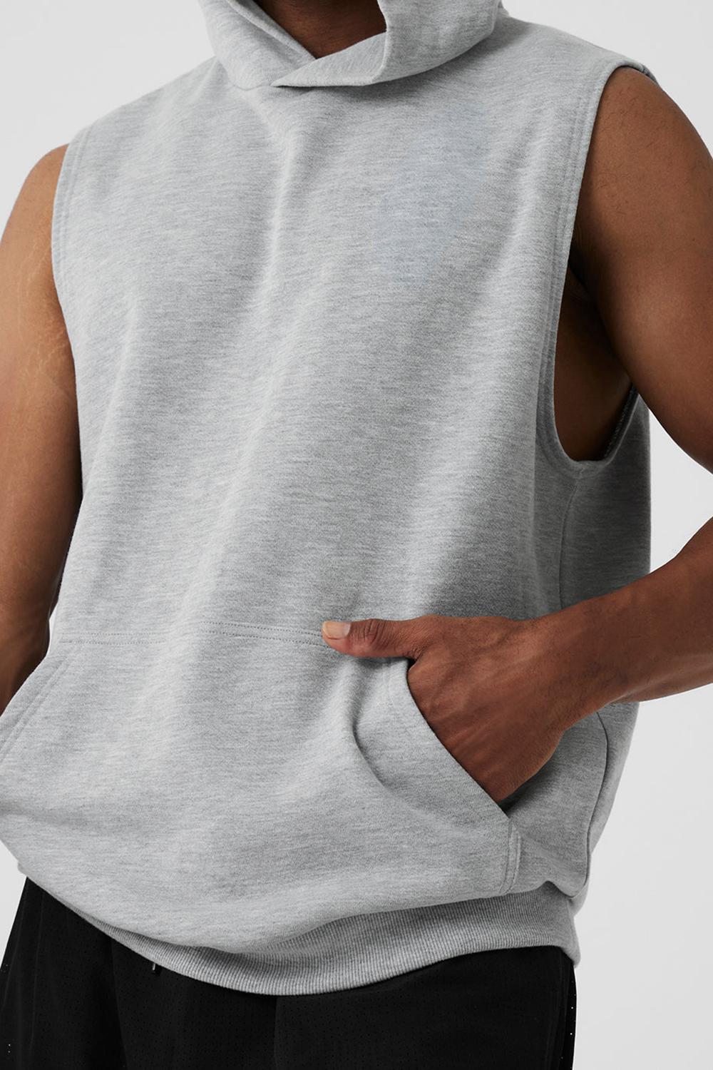 Sudadera con Capucha Alo Yoga Chill Sleeveless Hombre Grises | Mexico  IRD-429503