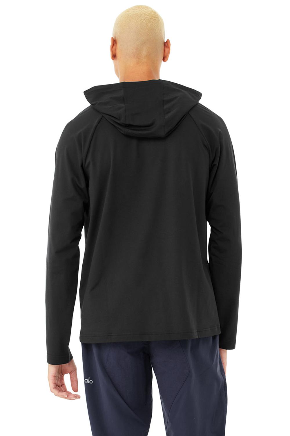 Sudadera con Capucha Alo Yoga Conquer Hombre Negros | Mexico  YJT-548371