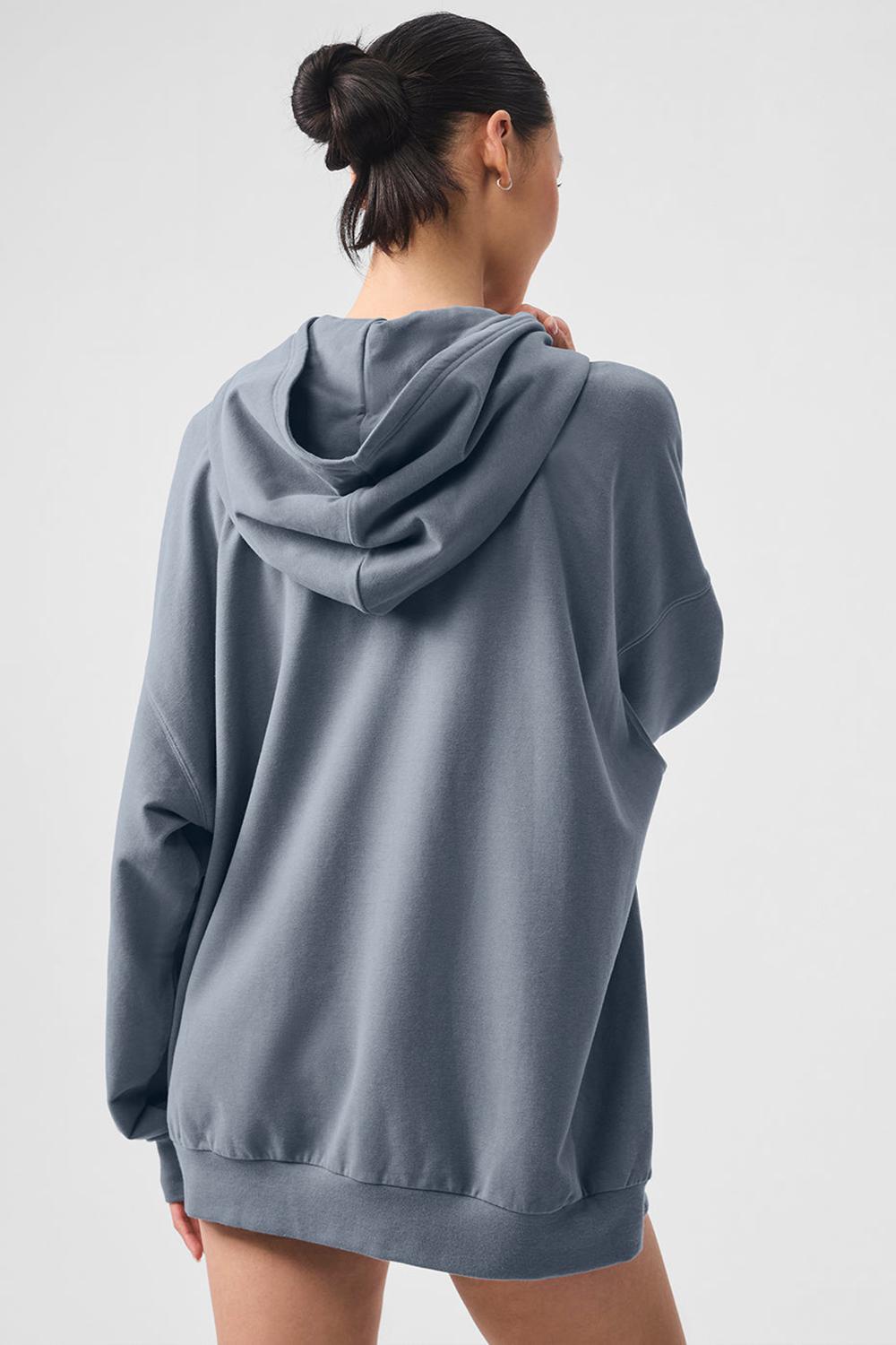 Sudadera con Capucha Alo Yoga Double Take Mujer Grises | Mexico  LPQ-345890