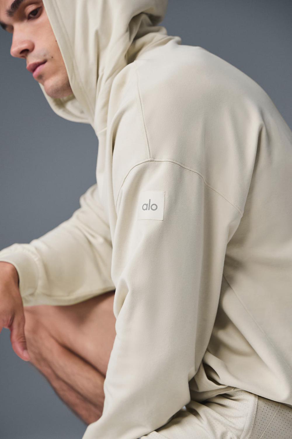 Sudadera con Capucha Alo Yoga Double Take Hombre Bone | Mexico  GTB-647089