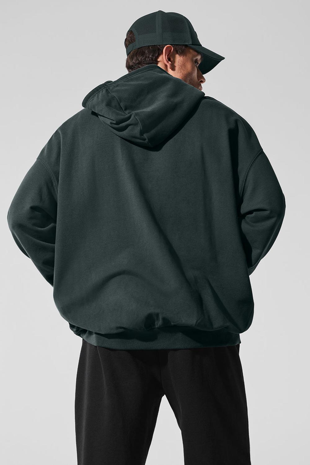 Sudadera con Capucha Alo Yoga Double Take Hombre Verdes | Mexico  AFS-193260