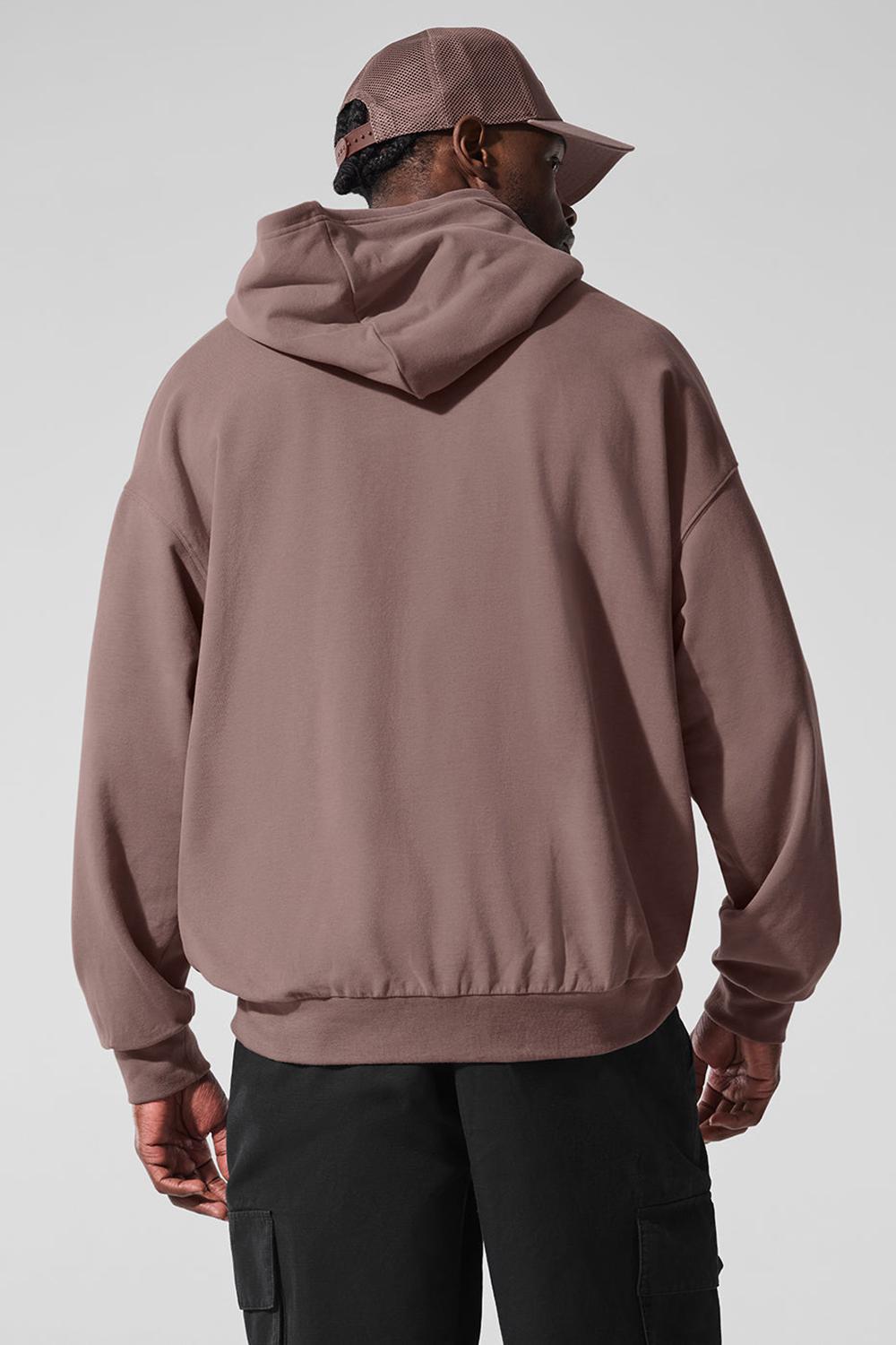 Sudadera con Capucha Alo Yoga Double Take Hombre Mushroom | Mexico  BHZ-692751