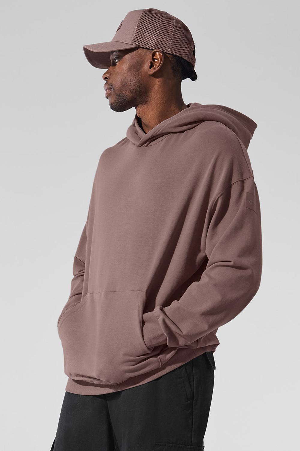 Sudadera con Capucha Alo Yoga Double Take Hombre Mushroom | Mexico  BHZ-692751