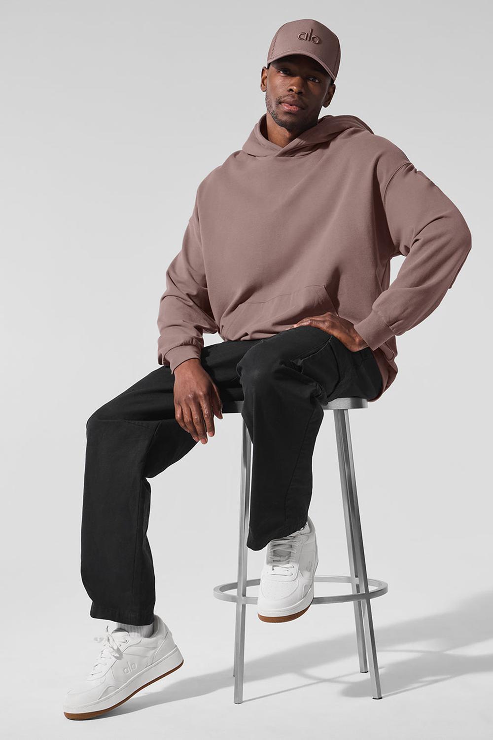 Sudadera con Capucha Alo Yoga Double Take Hombre Mushroom | Mexico  BHZ-692751